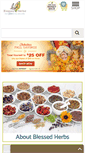 Mobile Screenshot of blessedherbs.com